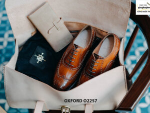 Giày tây nam cao cấp handmade Oxford O2257 004