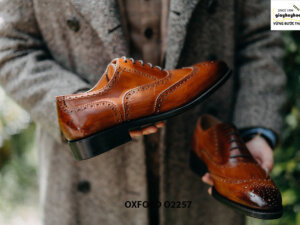 Giày tây nam cao cấp handmade Oxford O2257 003