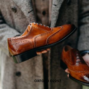 Giày tây nam cao cấp handmade Oxford O2257 003
