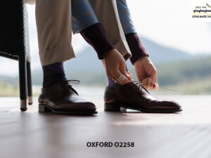 Giày da nam Wingtips cao cấp Derby O2258 004