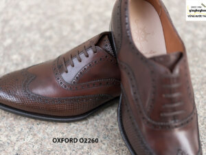 Giày da nam hàng hiệu wingtips Oxford O2260 005