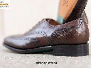 Giày da nam hàng hiệu wingtips Oxford O2260 004