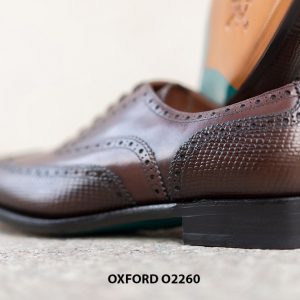 Giày da nam hàng hiệu wingtips Oxford O2260 004