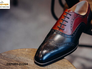 Giày da nam wingtips đặc biệt Oxford O2264 002