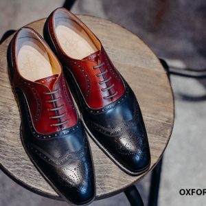 Giày da nam wingtips đặc biệt Oxford O2264 001