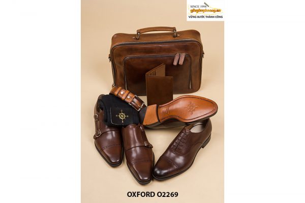 Giày da nam chính hãng hàng hiệu Oxford O2269 002