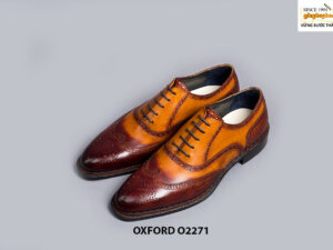 Giày da nam da bò mịn đẹp Oxford O2271 001