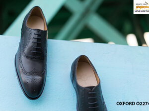 Giày tây nam Wingtips đế da Oxford O2274 004