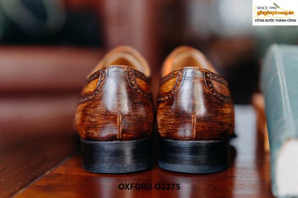 Giày Oxford captoe đánh Patina O2275 004