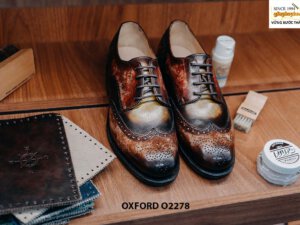 Giày da nam Derby Wingtips O2278 001