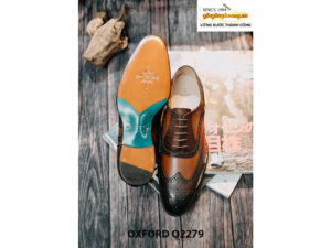Giày da nam thủ công oxford O2279 004