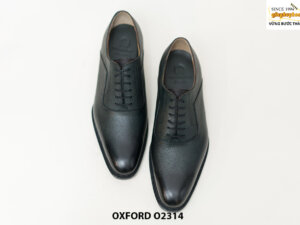 Giày tây nam da bò hột Oxford O2314 001