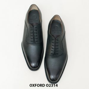 Giày tây nam da bò hột Oxford O2314 001
