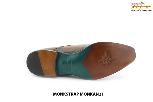 Giày da nam 2 khoá monkstrap MONKAN21 008