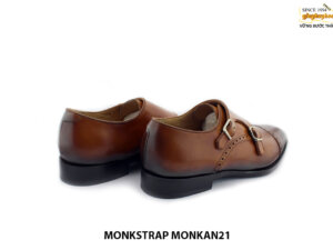Giày da nam 2 khoá monkstrap MONKAN21 006