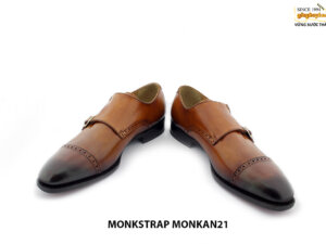 Giày da nam 2 khoá monkstrap MONKAN21 004
