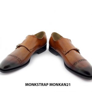 Giày da nam 2 khoá monkstrap MONKAN21 004