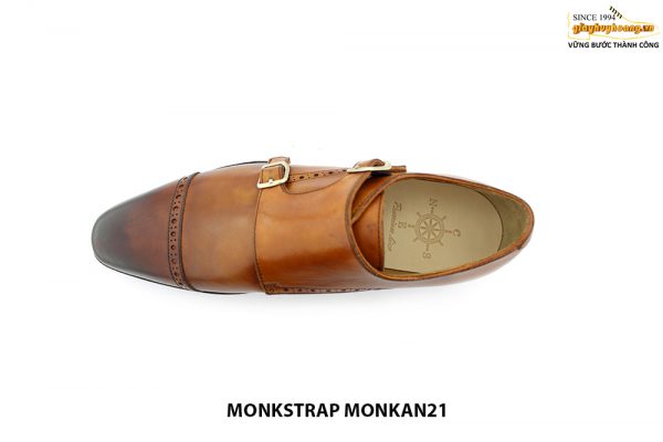 Giày da nam 2 khoá monkstrap MONKAN21 002