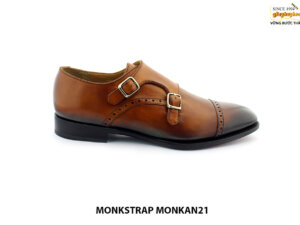 Giày da nam 2 khoá monkstrap MONKAN21 001