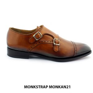 Giày da nam 2 khoá monkstrap MONKAN21 001
