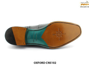 Giày da nam đục lỗ Wingtips Oxford CNS102 006