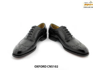 Giày da nam đục lỗ Wingtips Oxford CNS102 004