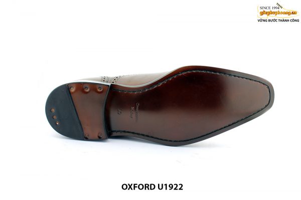 Giày tây nam hiện đại Oxford captoe brogues U1922 008