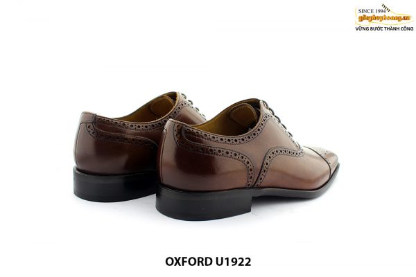 Giày tây nam hiện đại Oxford captoe brogues U1922 006