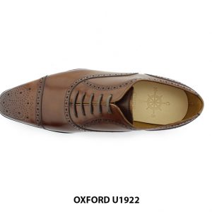 Giày tây nam hiện đại Oxford captoe brogues U1922 002