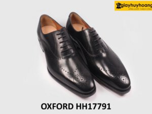 Giày da nam đế khâu goodyear đục lỗ brogues Oxford HH17791 003