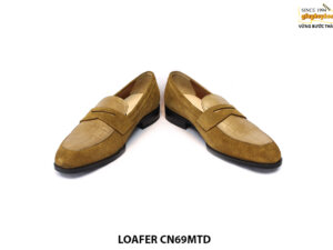 [Outlet size 41+43] Giày da lộn nam phối Loafer CN69MTD 006