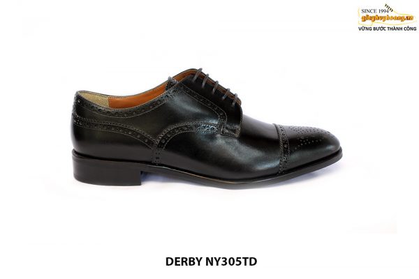 [Outlet size 39] Giày da nam thủ công cao cấp Derby NY305td 001