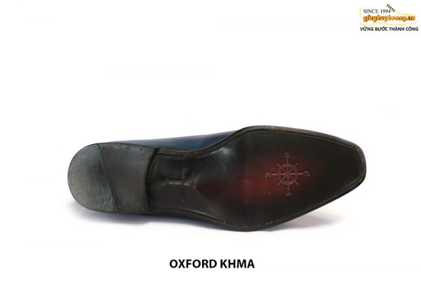 [Outlet size 46] Giày tây nam bức tranh đầy màu sắc Oxford KHMA 0014