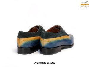 [Outlet size 46] Giày tây nam bức tranh đầy màu sắc Oxford KHMA 0013