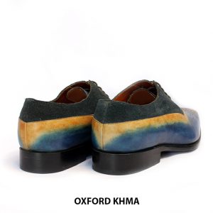 [Outlet size 46] Giày tây nam bức tranh đầy màu sắc Oxford KHMA 0013