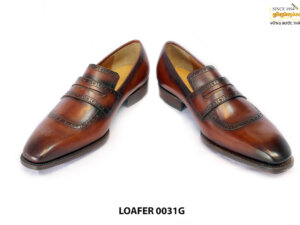 [Outlet Size 41] Giày lười nam đế da đặc biệt Loafer 0031G 004