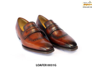 [Outlet Size 41] Giày lười nam đế da đặc biệt Loafer 0031G 001