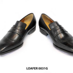 [Outlet Size 41] Giày lười nam đế da đặc biệt Loafer 0031G 002