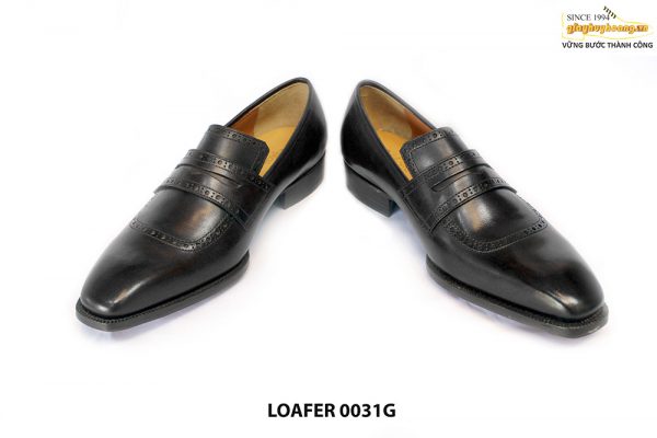 [Outlet Size 41] Giày lười nam đế da đặc biệt Loafer 0031G 002