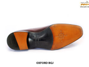[Outlet size 43] Giày da nam màu đỏ đô Oxford BGJ 004