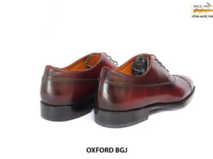 [Outlet size 43] Giày da nam màu đỏ đô Oxford BGJ 003