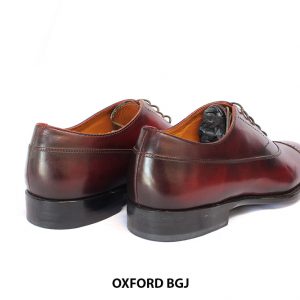 [Outlet size 43] Giày da nam màu đỏ đô Oxford BGJ 003