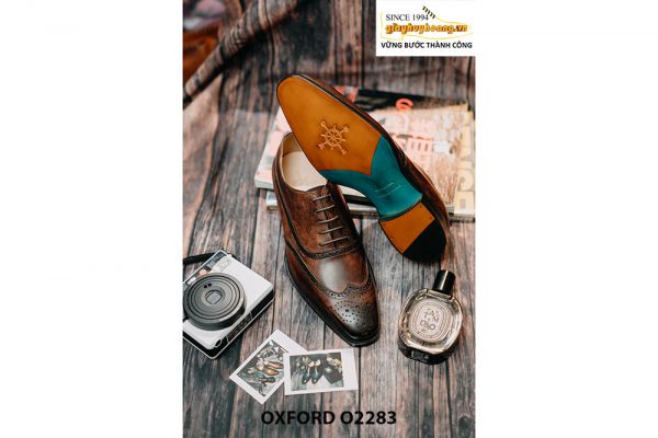 Giày tây nam làm từ thủ công bền bỉ oxford O2283 006