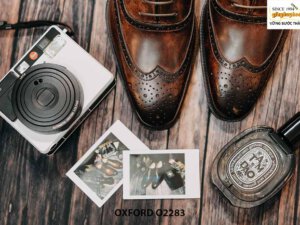 Giày tây nam làm từ thủ công bền bỉ oxford O2283 003