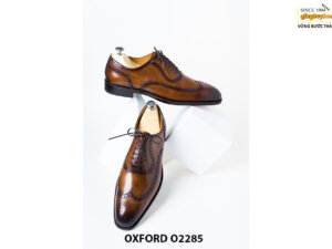 Giày da nam hoạ tiết thủ công oxford O2285 004