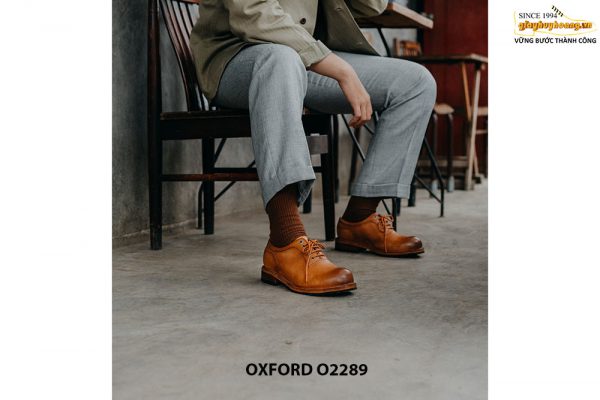 Giày da nam mũi tròn Oxford O2289 006