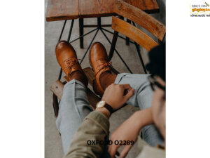 Giày da nam mũi tròn Oxford O2289 004