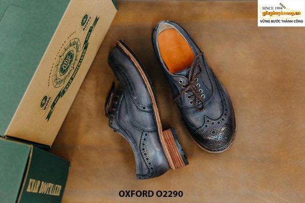 Giày da nam dáng tròn Oxford O2290 005