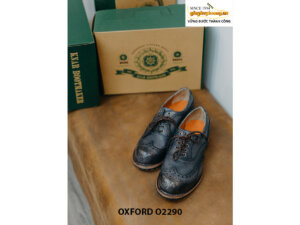 Giày da nam dáng tròn Oxford O2290 003