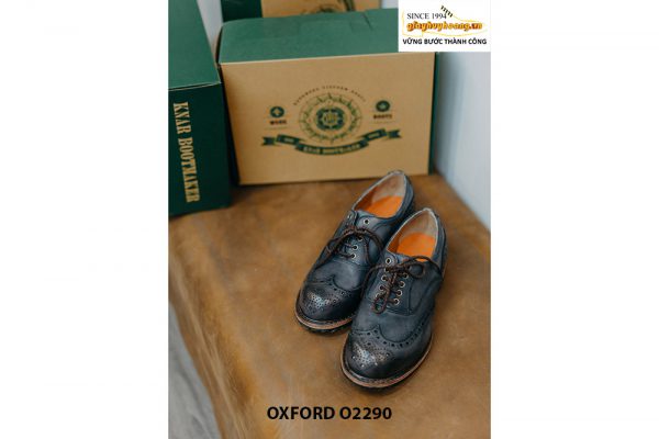 Giày da nam dáng tròn Oxford O2290 003